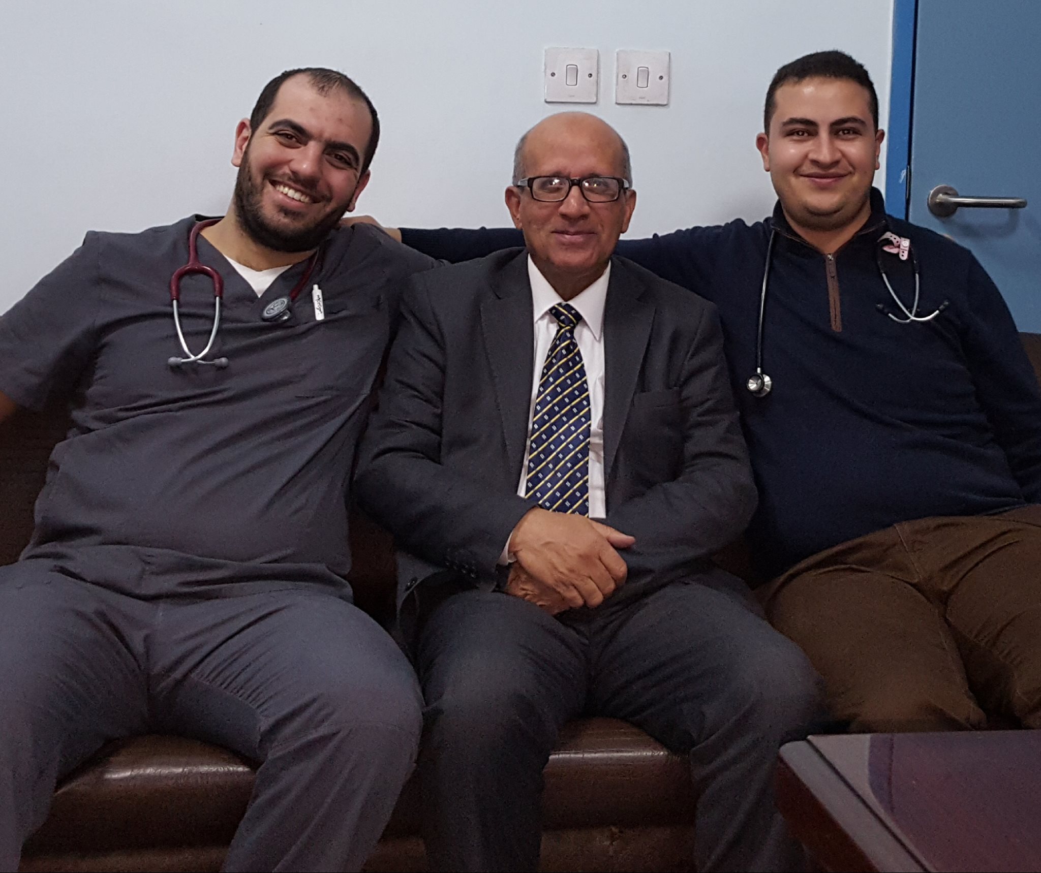 زيارة الى قسم  الطوارئ في المستشفى الاسلامي 6- 11- 2017