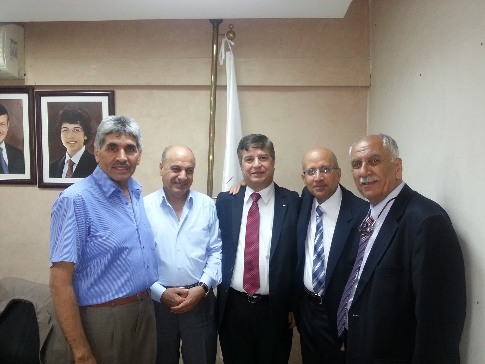 مع وزير الصحه الفلسطيني الزميل الدكتور جواد عواد  5 ديسمبر – 2015